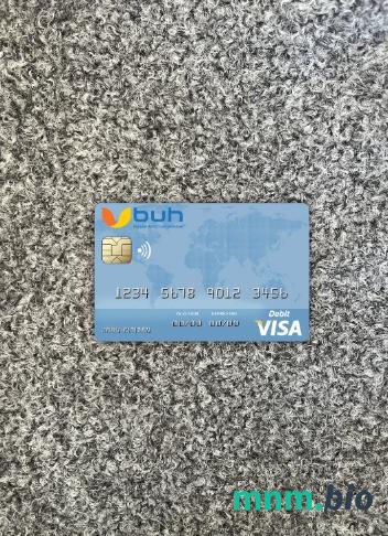 Haiti BUH bank visa obciążyć card wygląd fotograficzny skan PSD + zdjęcie